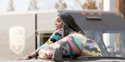 Twerk Dance Jessie J Tongue Out Car GIF