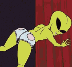 Twerk It Shake It Alien Dancing GIF