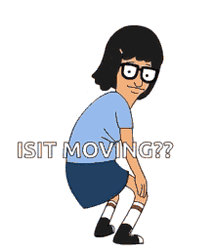 Twerking And Asking Whether It's Moving GIF