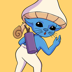 Twerking Smurf Cat Meme GIF