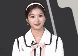 Twice Member Sana Cute Wave GIF