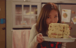 Twice Nayeon Eating Cake GIF