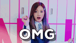 Twice Tzuyu OMG Reaction GIF