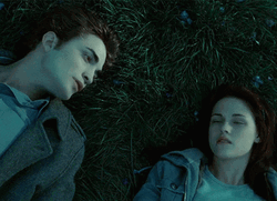 Twilight Bella And Edward Lying Down GIF