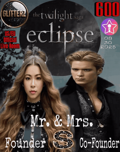 Twilight Saga Eclipse Poster Mr & Mrs Founder Co-Founder GIF