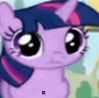 Twilight Sparkle Close Up With Square GIF
