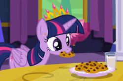 Twilight Sparkle Eating Cookie GIF