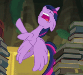 Twilight Sparkle Flying Hurt GIF
