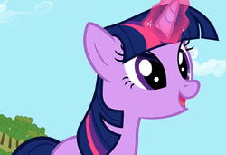 Twilight Sparkle Glowing Horn GIF