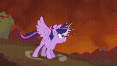 Twilight Sparkle Jumping Out Of Ground GIF