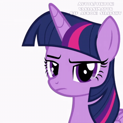 Twilight Sparkle Looking Sad GIF