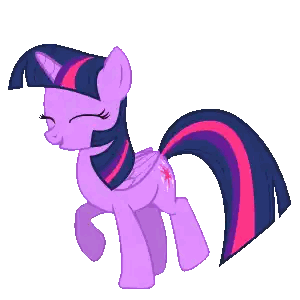 Twilight Sparkle Purple Pony Pink Mane Sticker