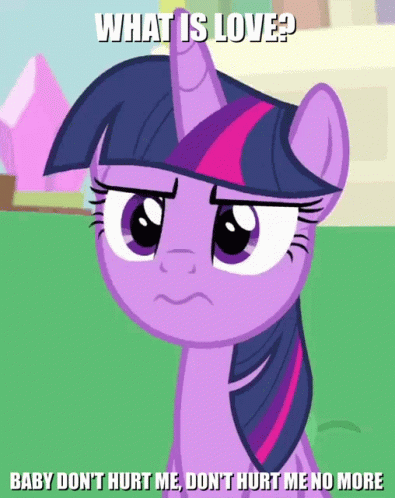 Twilight Sparkle Says What Is Love GIF