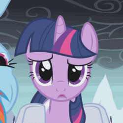 Twilight Sparkle Suspicious Look GIF