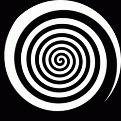 Twilight Zone Rod Sterling Face Spiral GIF