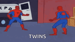 Twinning That Man Is The Impostor GIF