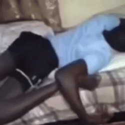 Twisted Body Position Sleeping Meme GIF