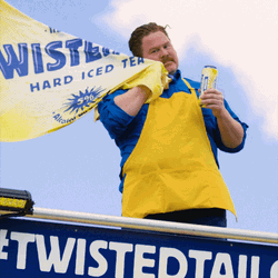 Twisted Tea Banner Used For Wiping GIF