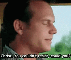 Twister Frustrated Bill Paxton Cursing GIF