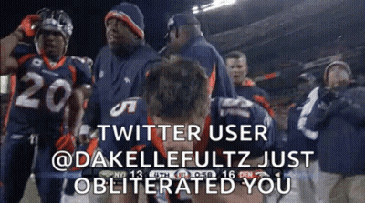 Twitter User @Daellefultz Obliterated You With Football Game GIF