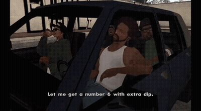 Two 45S: One With Cheese, Large Soda In Car GIF