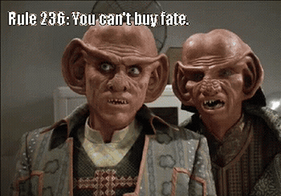 Two Aliens Standing Next To Each Other Rule 236 GIF