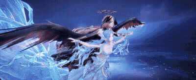 Two Angels Flying GIF