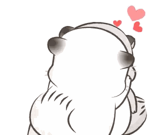 Two Animals Kissing With Red Lips Sticker