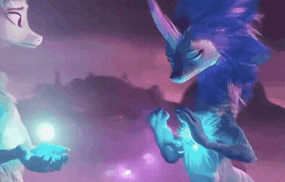 Two Animals Side By Side GIF