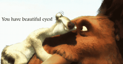 Two Animals You Have Beautiful Eyes GIF