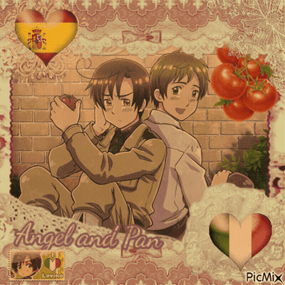 Two Anime Boys Angel Pan GIF