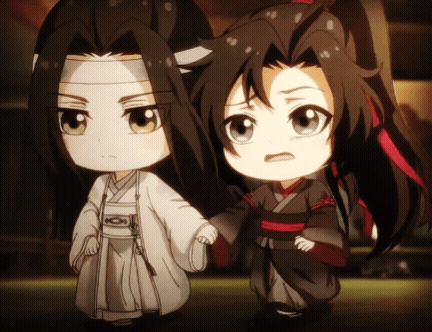 Two Anime Characters Are Standing Next To Each Other And One Has A Cat Ear GIF