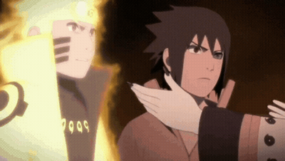 Two Anime Characters Holding Hands GIF