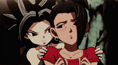 Two Anime Characters Hugging One in Red Shirt