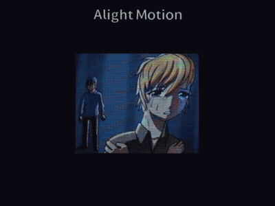 Two Anime Characters Kissing Alight Motion GIF