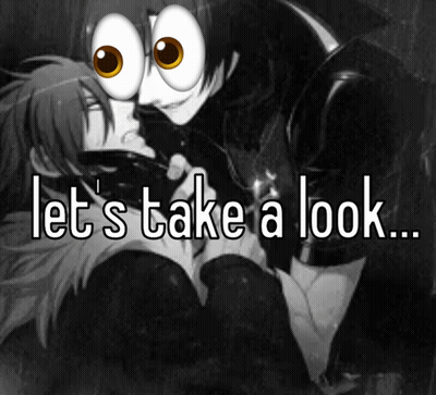 Two Anime Characters Let's Take A Look GIF