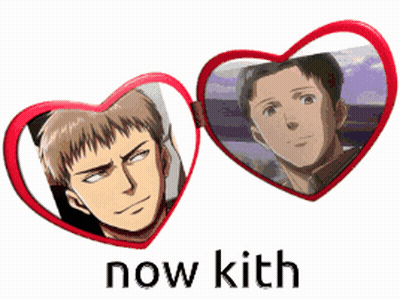 Two Anime Characters Now Kith GIF