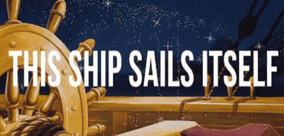 Two Anime Characters On Sailboat Leopika Is My Favorite Ship GIF