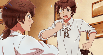 Two Anime Characters One With Bow GIF