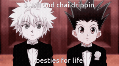 Two Anime Characters Slush And Chai Drippin GIF