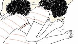 Two Anime Couple Fell Asleep GIF