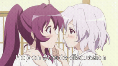 Two Anime Girls Kissing Hop on #trade-discussion