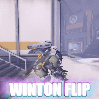 Two Anime Girls Saying I Play Winston GIF