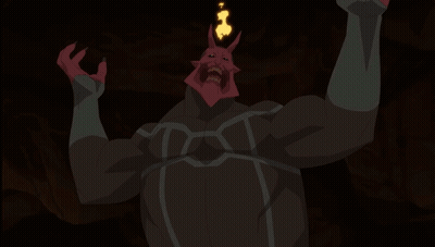 Two Anime Girls Standing In Front Of Fire Don't Even Joke Lad GIF