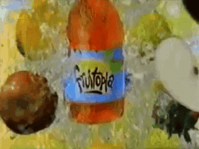 Two Anime Girls With Kagome Tomato Juice GIF