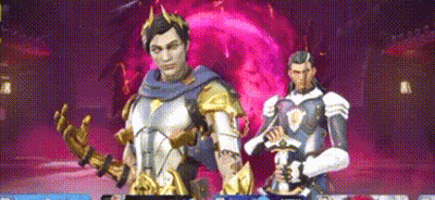 Two Armored Men Side By Side GIF