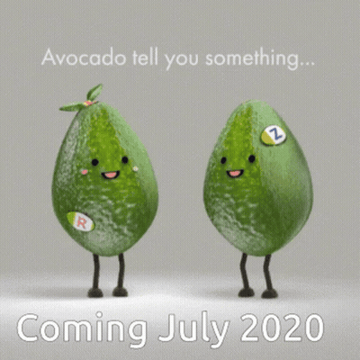 Two Avocados Avocado Tell You Something Coming July 2020 GIF