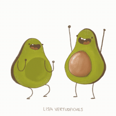 Two Avocados With Avocado Tell You Something Coming July 2020 GIF