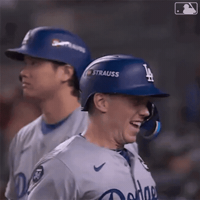 Two Baseball Players On Field GIF