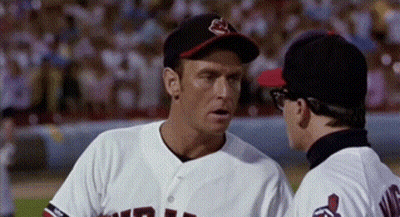 Two Baseball Players Talking On Field GIF